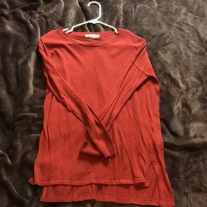 Orange Long Sleeve Sweater